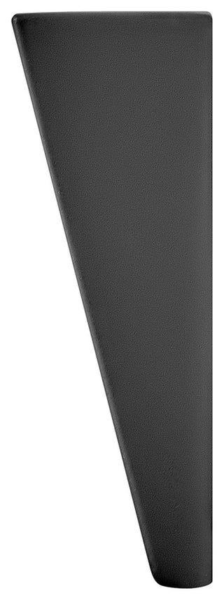 Hinkley Taper Landscape Light, Satin Black, Horizontal Deck Sconce