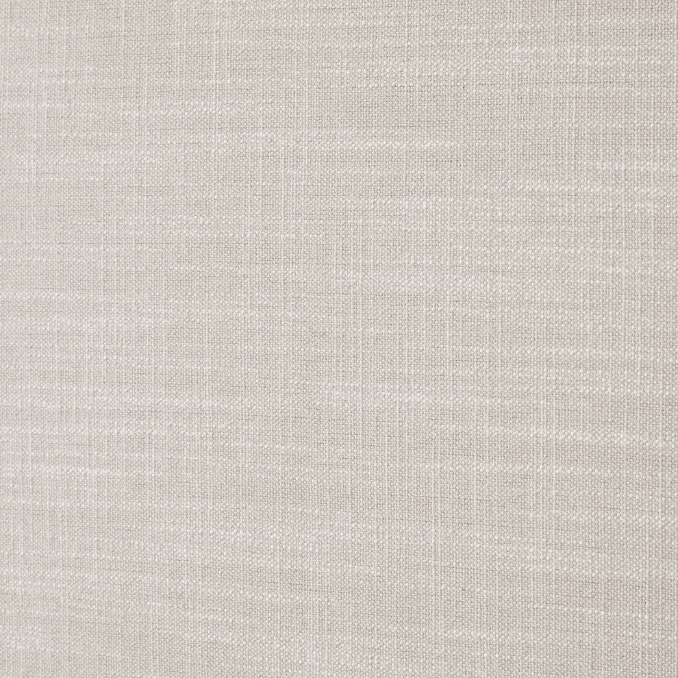 Emerson Upholstered Bed, Cream, Full, Linen Textured Fabric