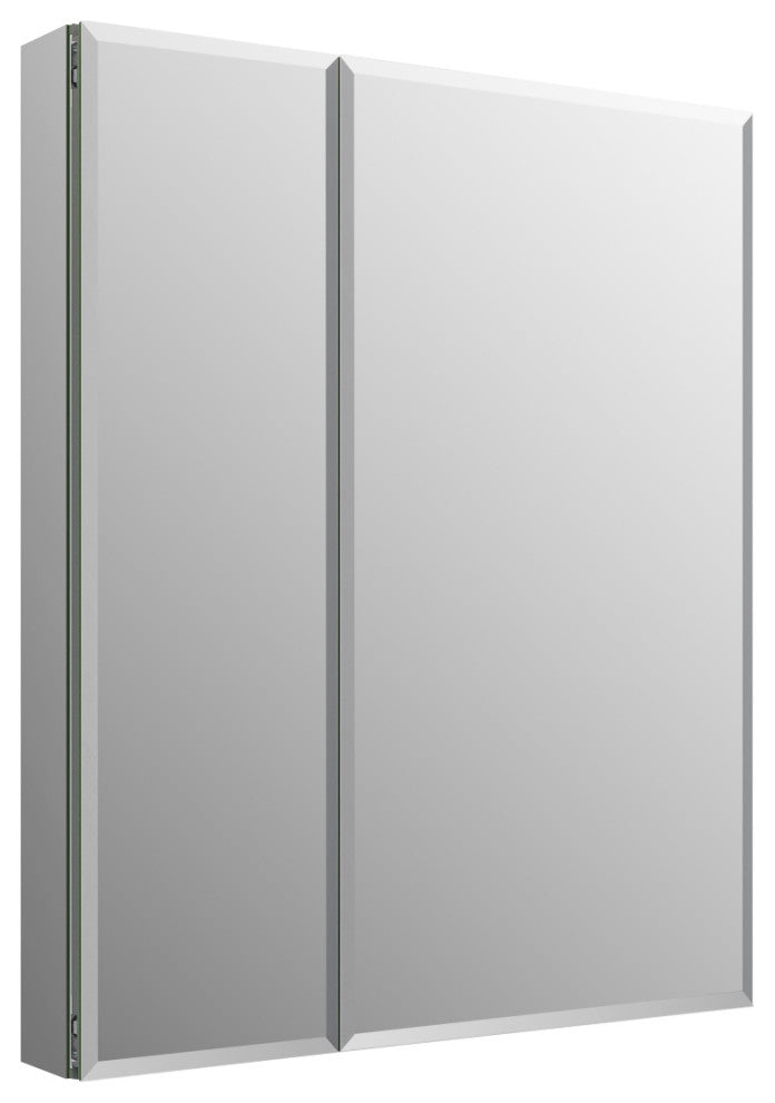 Fresca 30"Wx36"H Bathroom Medicine Cabinet With Mirrors, Beveled Edge