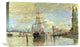 "The Seine at Rouen" Stretched Canvas Giclee by Claude Monet, 22"x14"