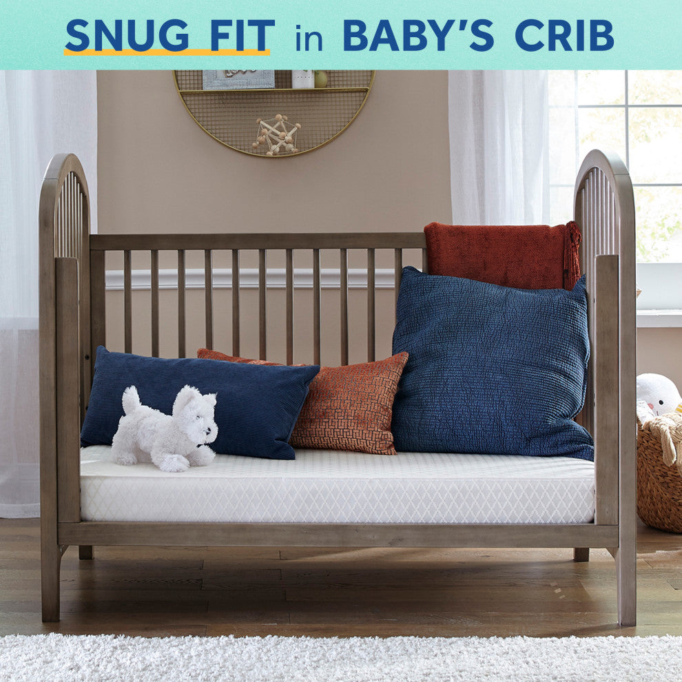Sealy Baby Posturepedic Grow 2-Stage Crib and Toddler Mattress