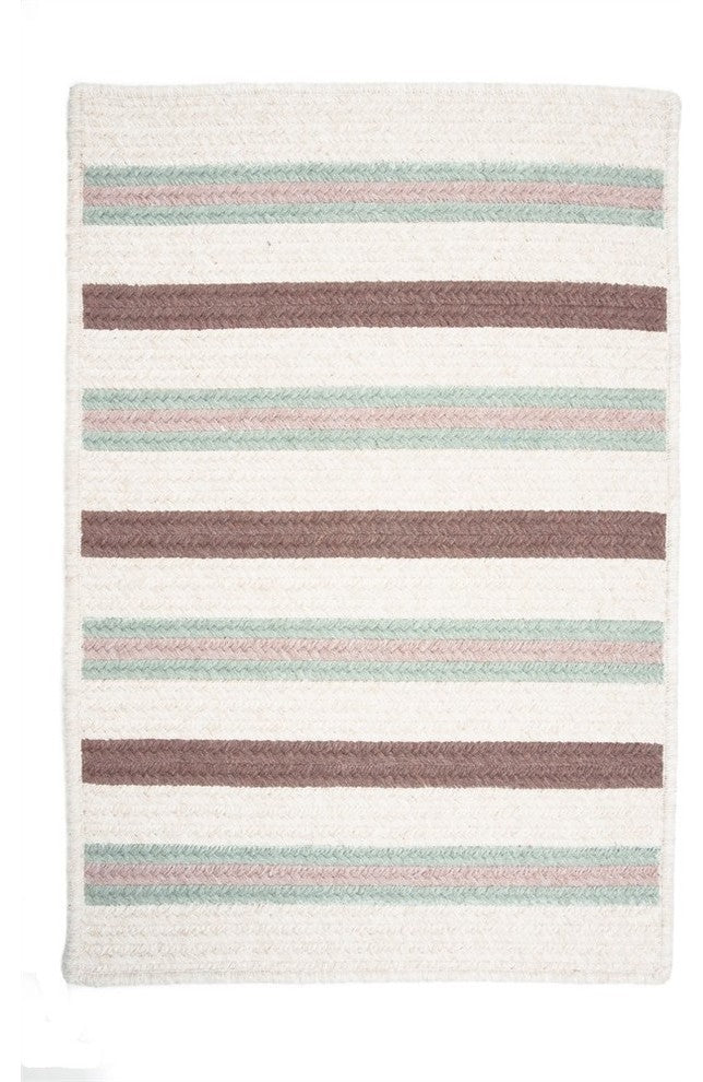 Colonial Mills Allure AL69 Misted Green Stripes Area Rug, Rectangular 12'x15'