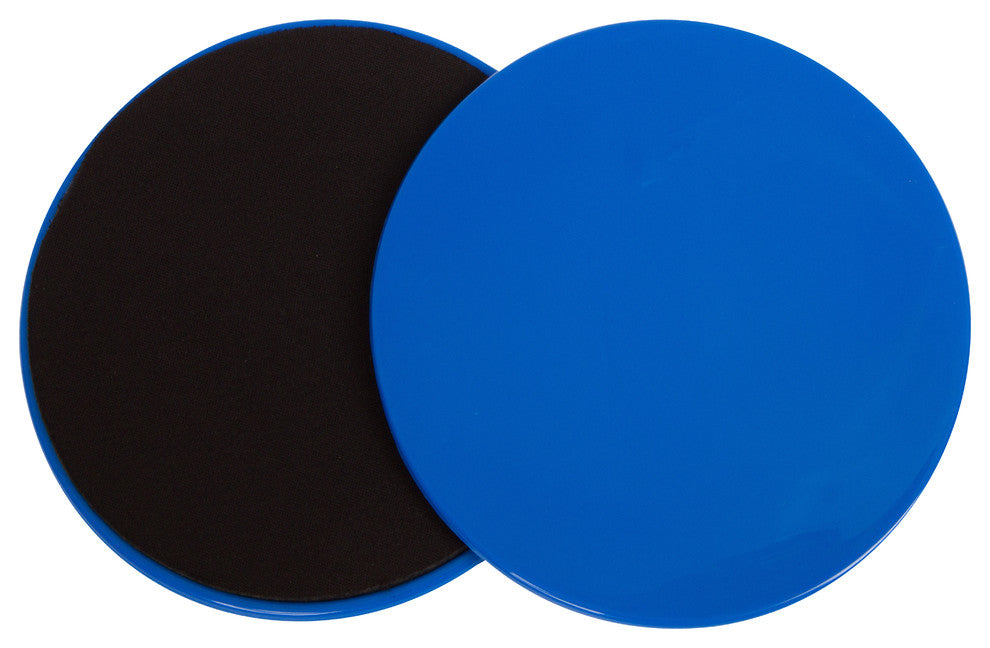 Core Exercise Sliding Discs, Dual Sided, 2-Piece Set