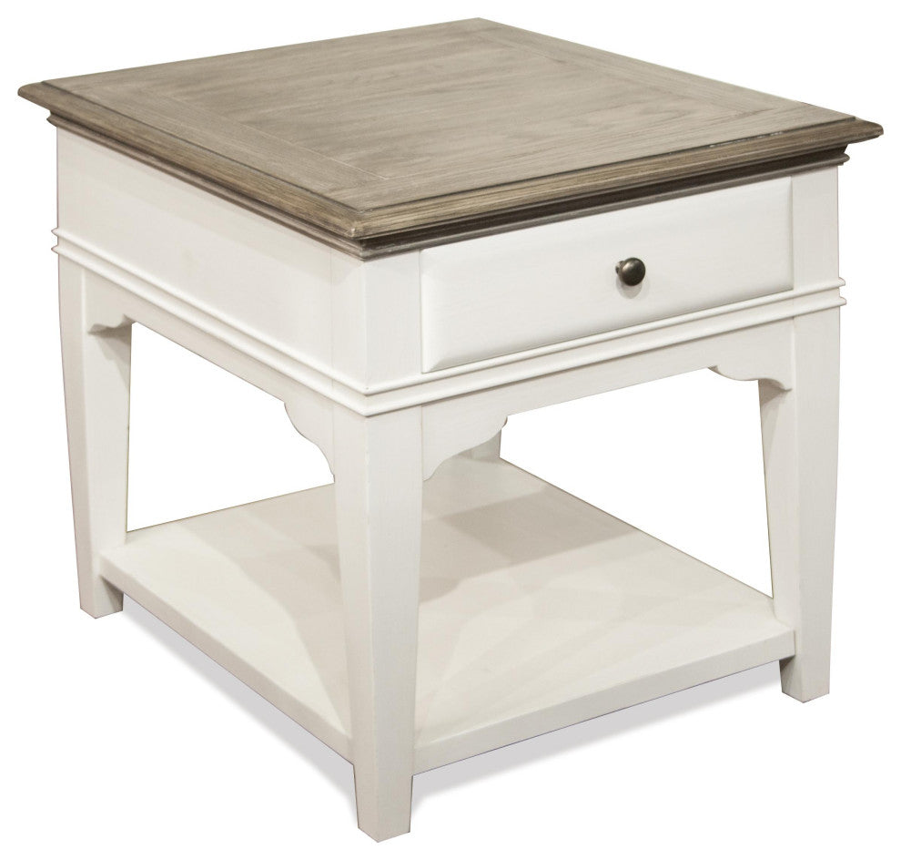Riverside Furniture Myra Leg Side Table - Thumbnail 5