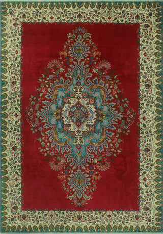 Fine Vintage Distressed Gayla Red Rug