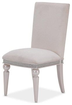 Aico Amini Glimmering Heights 2 Dining Side Chair in Ivory