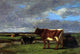 Eugene-Louis Boudin Cows near the Toques, 18"x27" Wall Decal