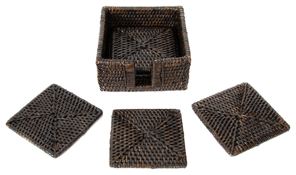 Artifacts Rattan 7 Piece Coaster Set