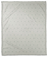 Blue Plus on Blue 50 x 60 Coral Fleece Blanket