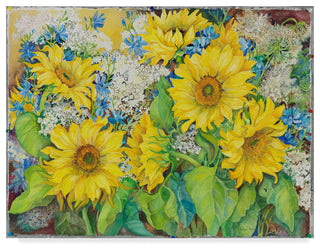 Joanne Porter 'Here Comes The Sun' Canvas Art, 24"x18"