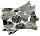 Deny Designs Rachael Taylor Textured Geo Gray And Black Pillow Shams, King