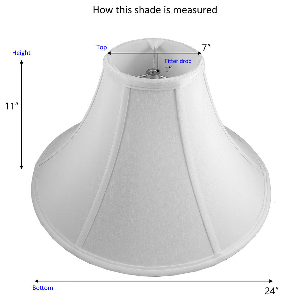 Quincy Bell Lampshade, 24"x7"x11"