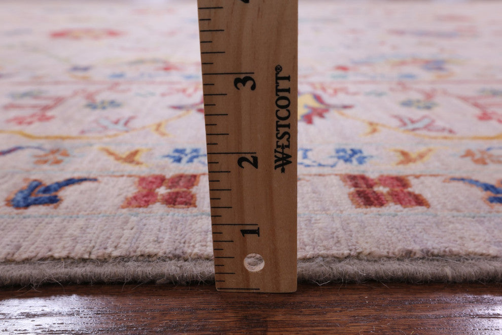 8' 2" X 11' 0" Persian Tabriz Handmade Wool Rug Q7536