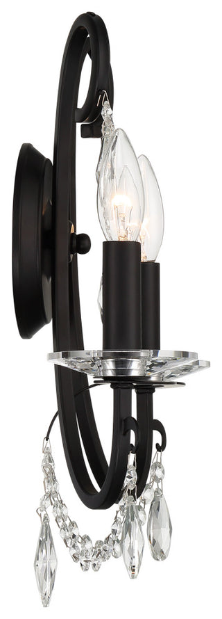 Othello 2 Light Matte Black Wall Mount