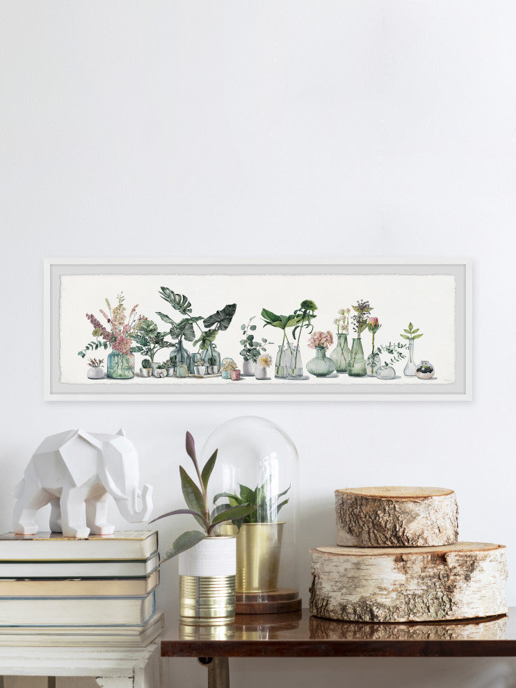 "Ornamental Jungle" Framed Painting Print