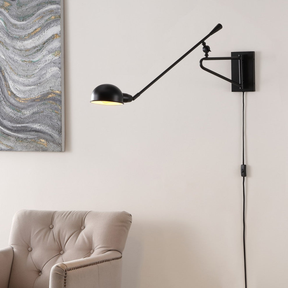 Safavieh Moxley 36.5" Wall Sconce, Black