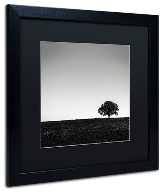 'One Tree Hill' Matted Framed Canvas Art by Dave MacVicar