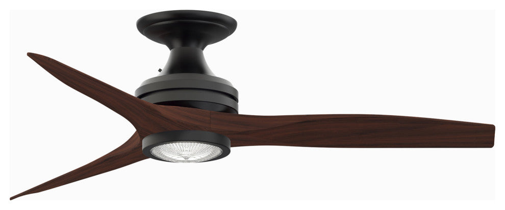Fanimation Spitfire-KIT-48-LK-F Spitfire 48" 3 Blade Indoor / - Black / Whiskey