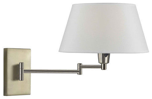 Kenroy 30100VB 1-Light Swing Arm Wall Lamp, Simplicity