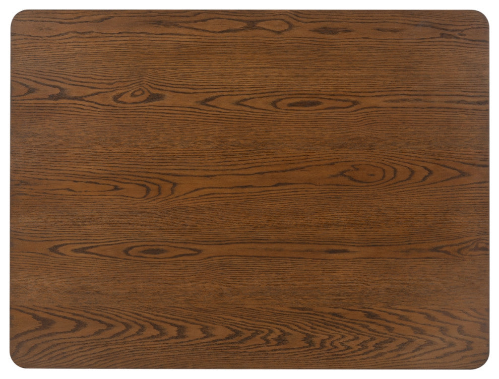 Safavieh Couture Bellalexa 48" Wood Dining Table, Medium Oak