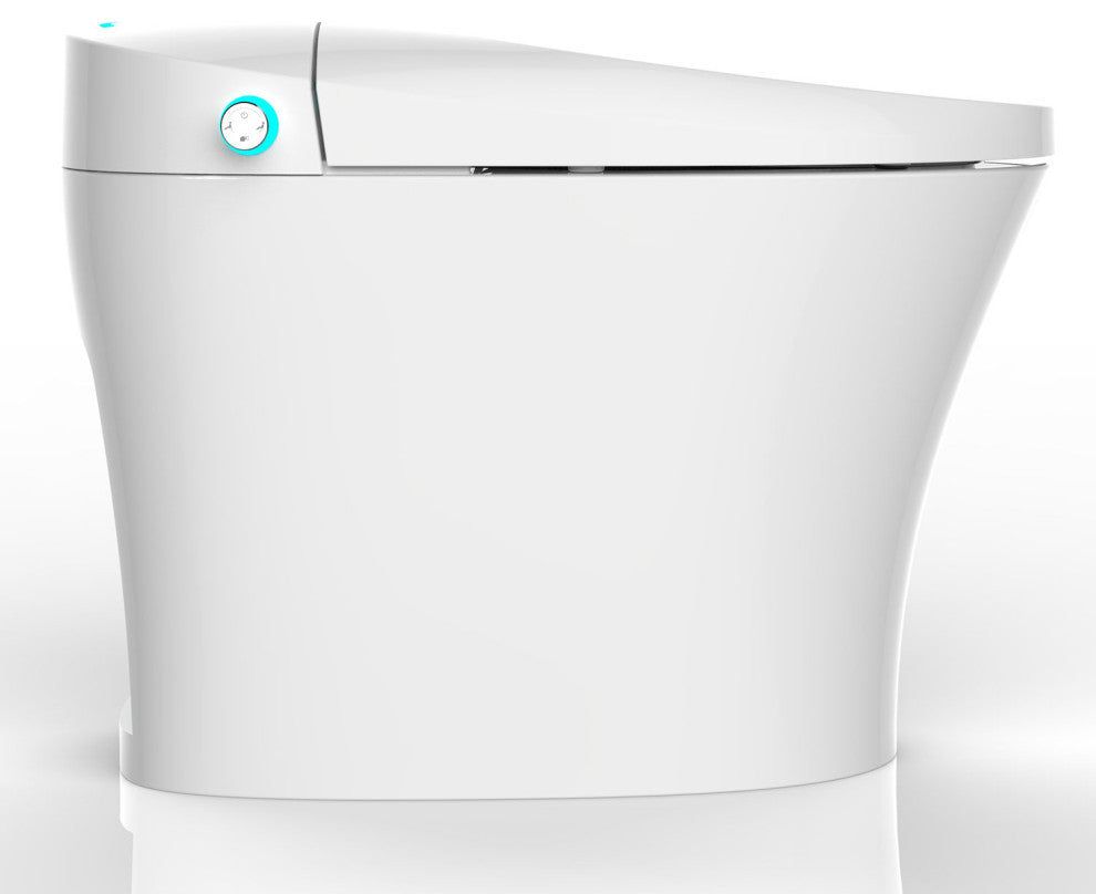 Adele 1-Piece Elongated Electronic Bidet Toilet White