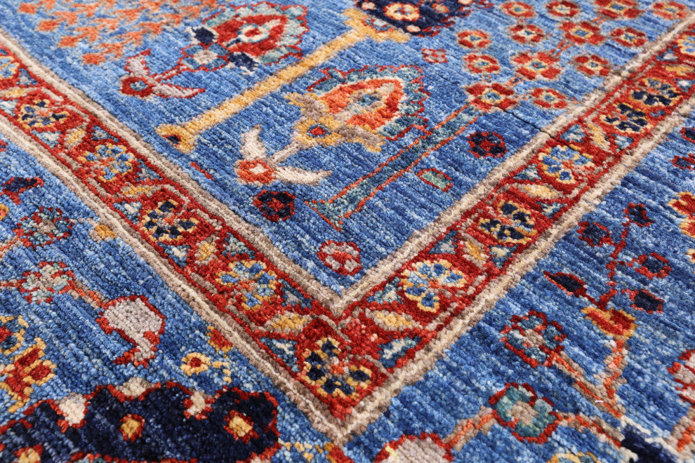 5' 2" X 7' 9" Hand Knotted Persian Ziegler Wool Rug Q7785
