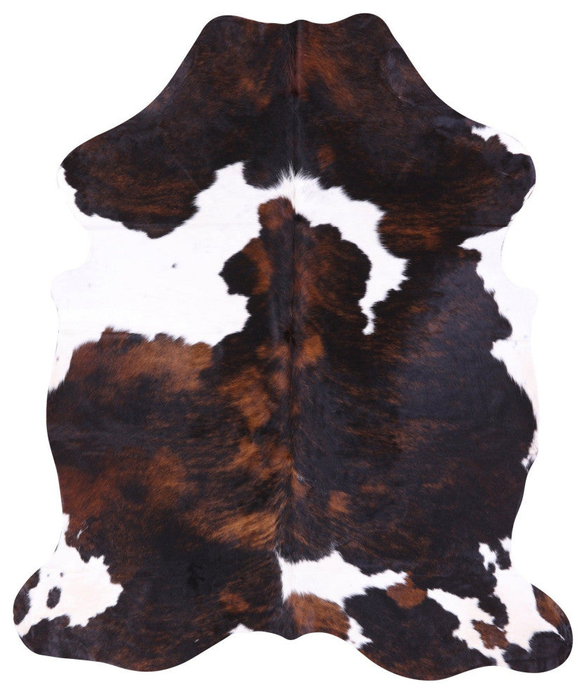 Tricolor Natural Cowhide Rug 6' 7" X 5' 9" C2210