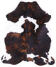 Tricolor Natural Cowhide Rug 6' 7" X 5' 9" C2210
