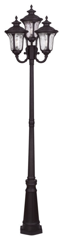 Oxford Outdoor 4-Headed Post Light, Bronze