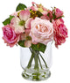 10" Rose And Berry Arrangement