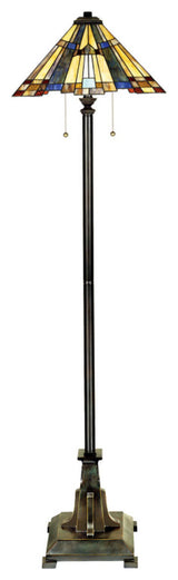Inglenook 2-Light Floor Lamp, Valiant Bronze