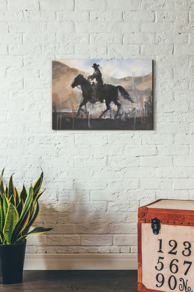 Epic Graffiti "The Chase" Giclee Canvas Wall Art, 18"x26"