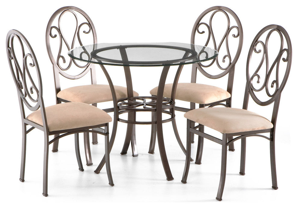 Libby Dining Table With Glass Top