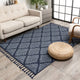 Arbor Trellis Area Rug, Dark Blue, 5''3"x7''3"