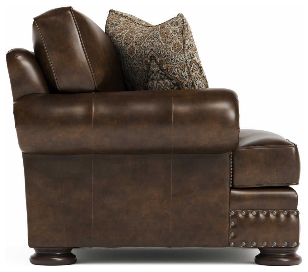 Bernhardt Foster Leather Chair