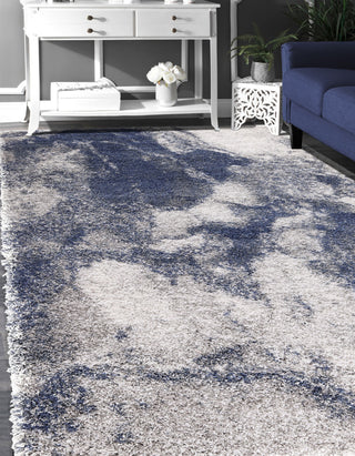 Noori Rug Shag Adrian Blue/Ivory Rug