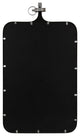 Yitro Framed Wall Mirror, Silver, 20"x35"