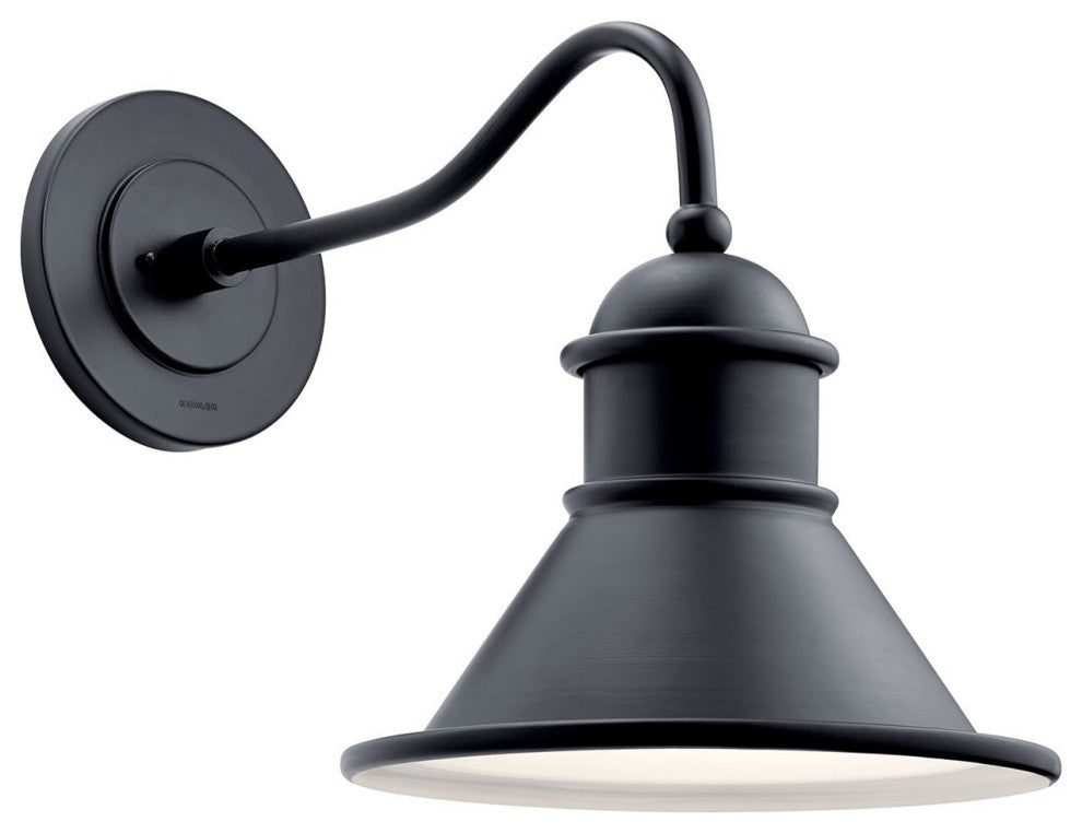Kichler Northland 1 Light Large Outdoor Wall Light in Black