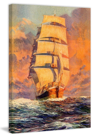 "Smooth Sailing" Painting Print on Wrapped Canvas