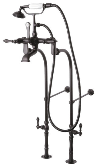 Kingston Brass CCK103T Vintage Floor Mounted Clawfoot Tub Filler - Oil Rubbed