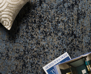 Gray Navy Viera Area Rug by Loloi, 5'3"x7'7"