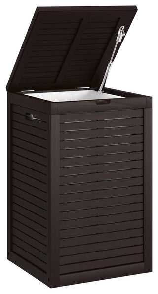 Spa Mocha-Shield Medium-Size Teak Laundry or Storage Hamper