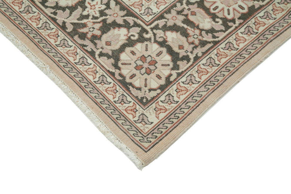 Rug N Carpet - Handmade Oriental 7' 2" x 10' 6" Pastel Oushak Area Rug