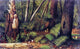 William Aiken Walker Forest With Ferns and Mushrooms Wall Decal