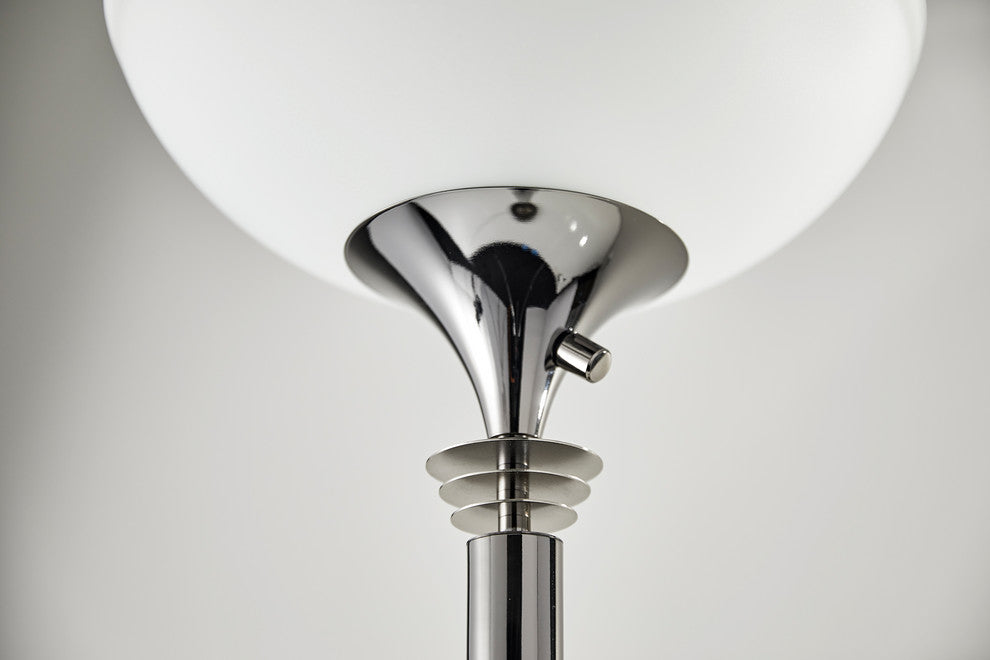 Metropolis Floor Lamp, Black Nickel