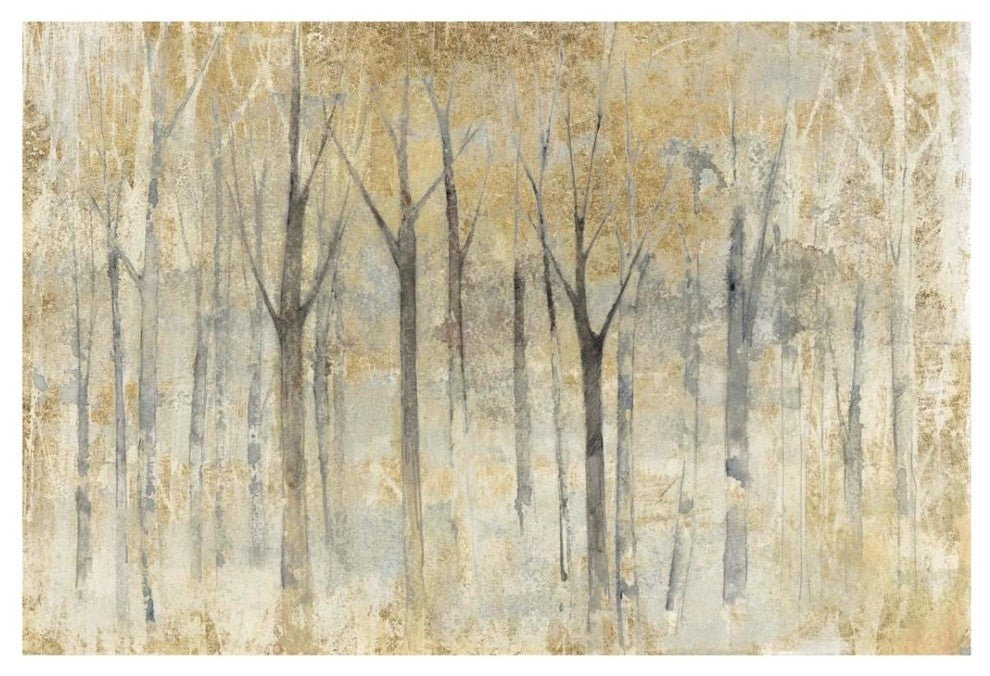 "Seasons End Gold Dark" Digital Paper Print by Avery Tillmon, 32"x22"