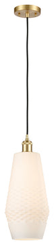 Innovations 516-1P-SG-G681-7-LED 1-Light Mini Pendant, Satin Gold