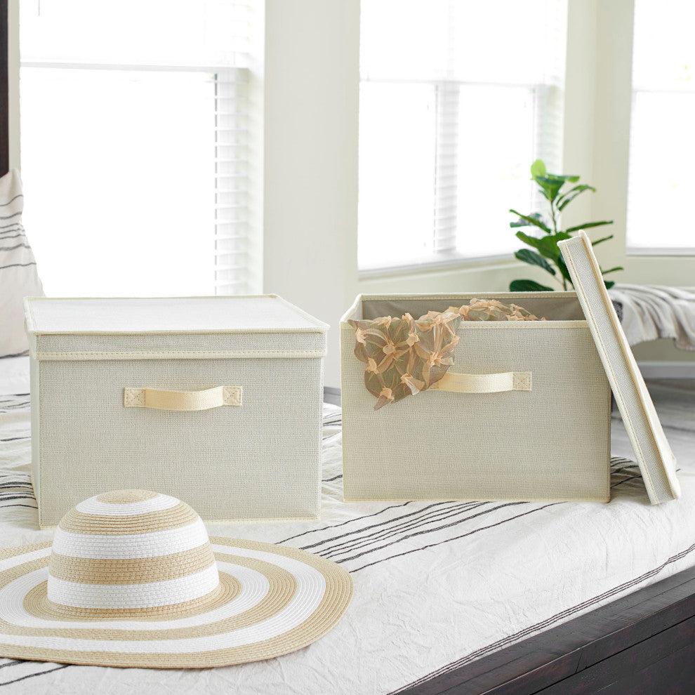 Square KD Storage Box With Lid