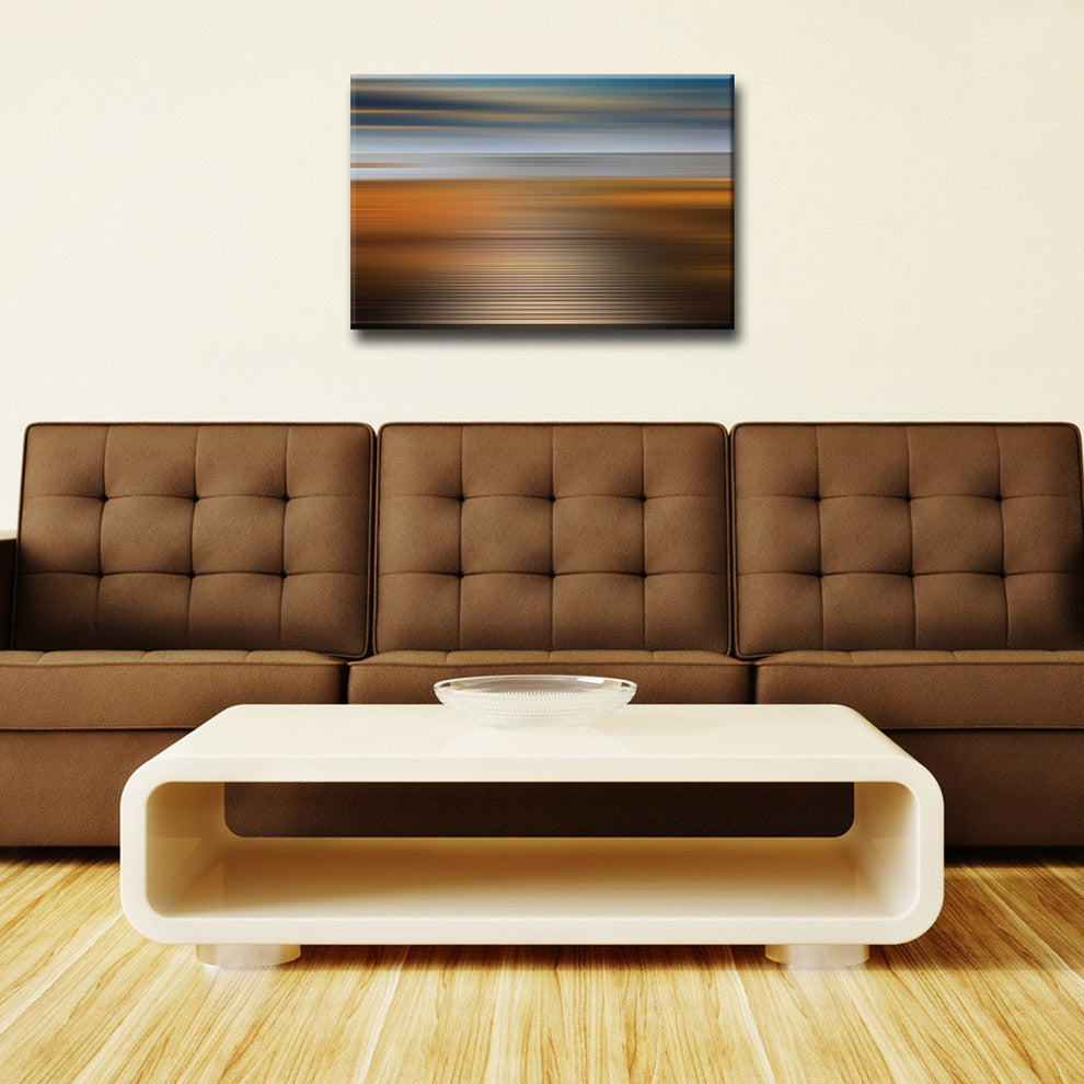 Ready2HangArt 'Blur Stripes XIV' Canvas Wall Art, 20 in. Highx30 in. Wide