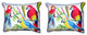 Pair of Betsy Drake Three Parrots Large Pillows 16 Inch X 20 Inch